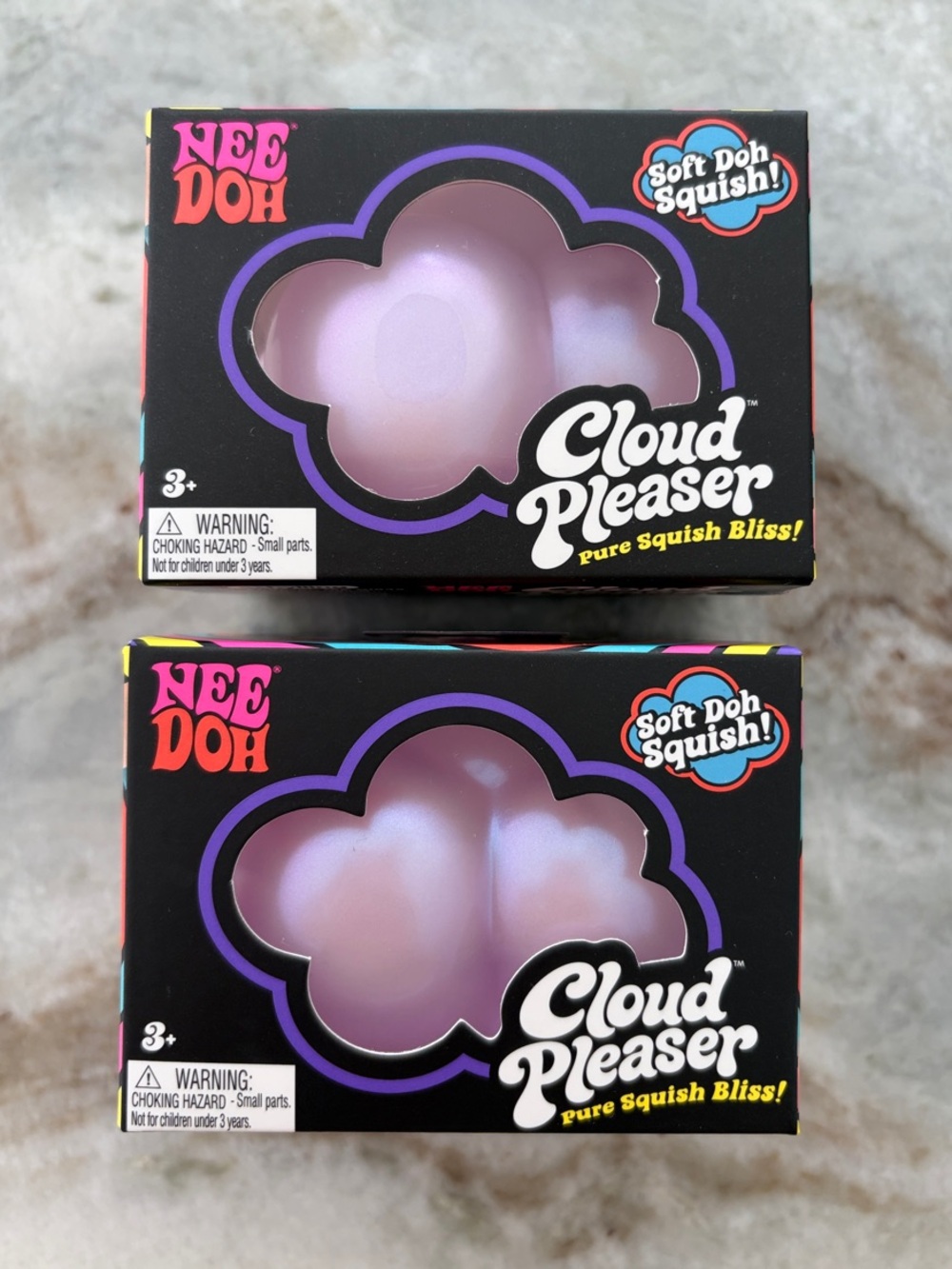 TWO! BNIB AUTHENTIC NeeDoh Cloud Pleaser Soft Doh Squish!